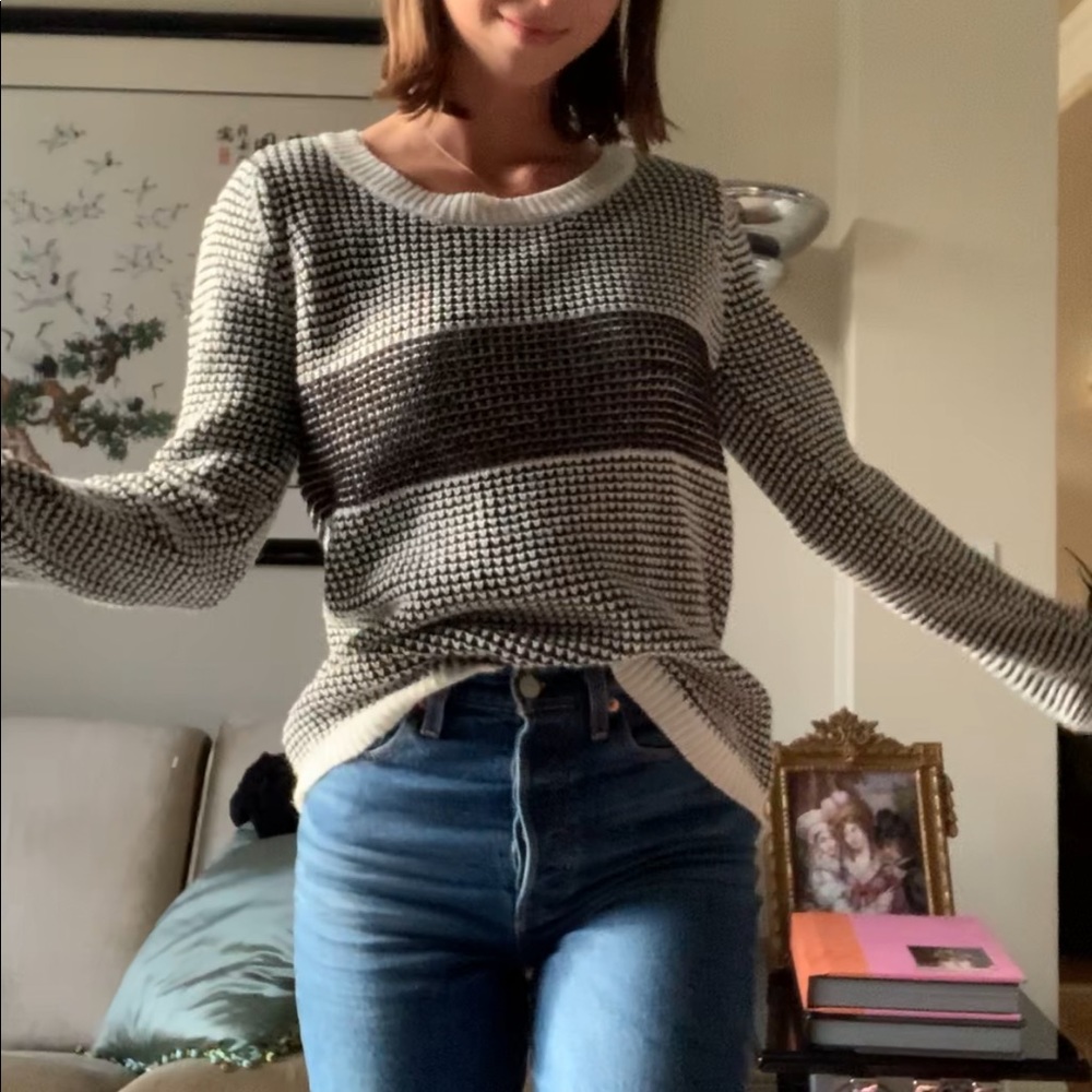 Black and White Sweater